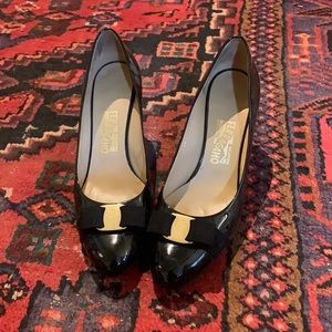 Salvatore Ferragamo Classic Black Vara Pumps | sz 11 ❌sold on eBay❌